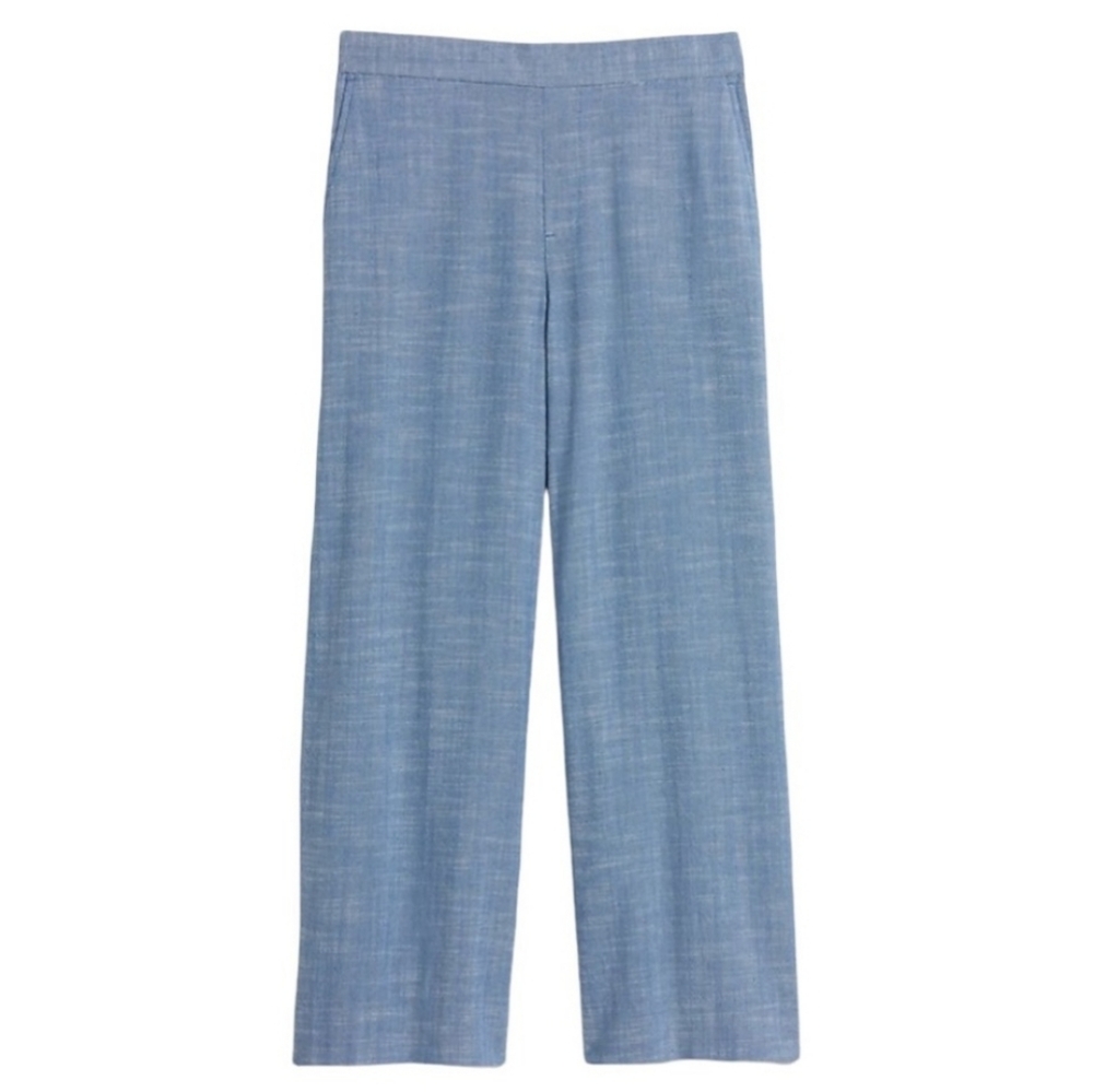 Banana Republic Rowan Wide Leg Pull On Pants